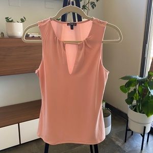 Express pink sleeveless shirt